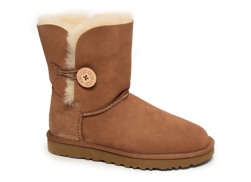 Bottes fourrées chaud pour femme UGG BAILEY BUTTON