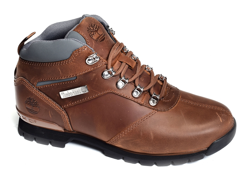 Chaussures montantes pour homme Timberland Splitrock 2 Marron en cuir