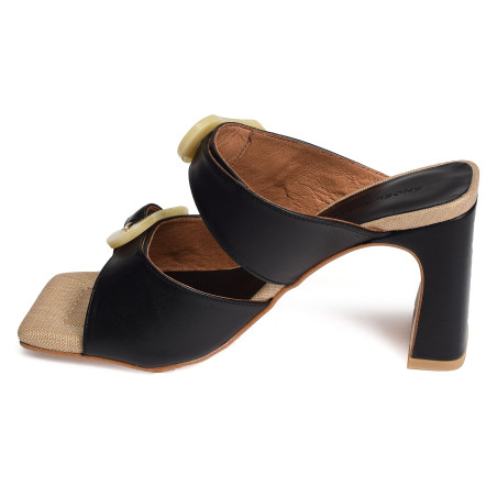 PALKE 24055 Noir, Mules Angel Alarcón