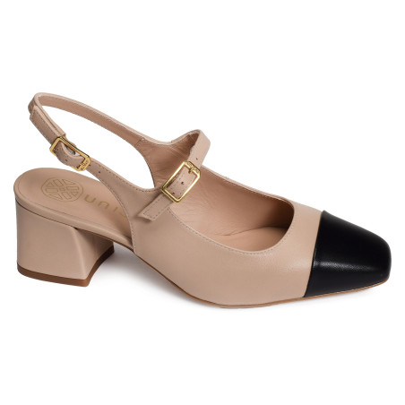 LUMIS Beige Noir, Slingback Unisa