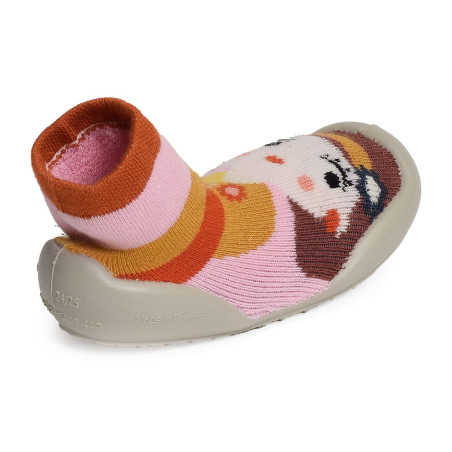 ELISABETH Multicolore, Chaussons Chaussettes Collégien