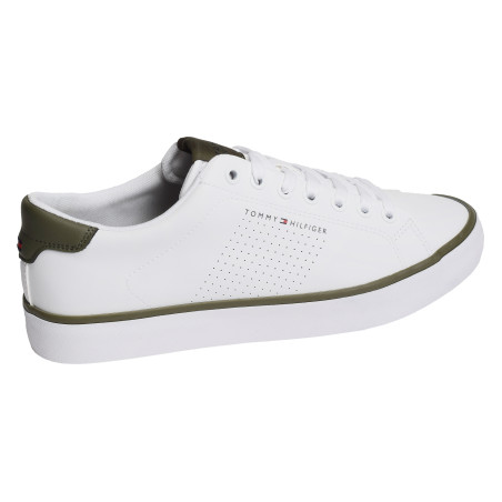 TH HI VULC LOW CORE SEASONAL 5110 Blanc Kaki, Sneakers basses Tommy Hilfiger