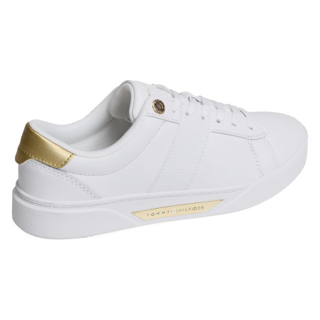 CHIC PANEL COURT SNEAKER 7998 Blanc, Sneakers basses Tommy Hilfiger