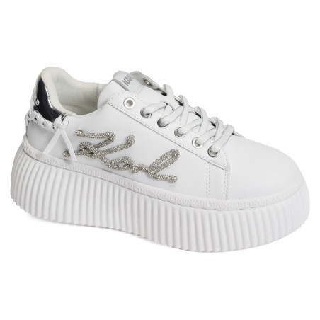 KREEPER LO SIGNIA Blanc, Sneakers basses Karl Lagerfeld