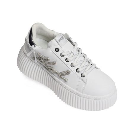 KREEPER LO SIGNIA Blanc, Sneakers basses Karl Lagerfeld