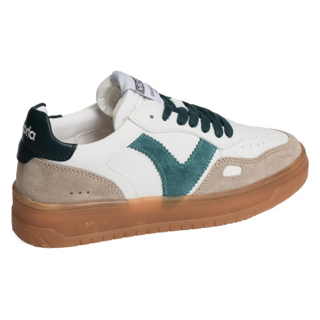 1257125 Blanc Vert, Sneakers basses Victoria