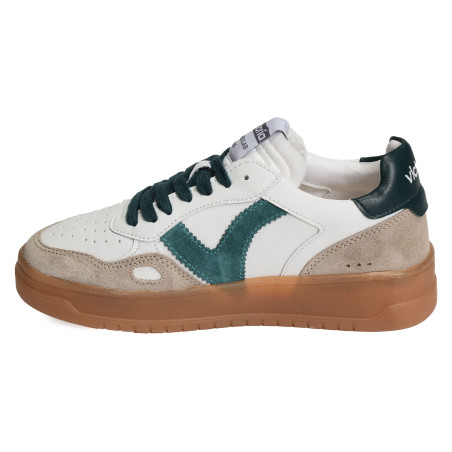 1257125 Blanc Vert, Sneakers basses Victoria