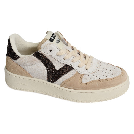 1258258 Beige Bronze, Sneakers basses Victoria