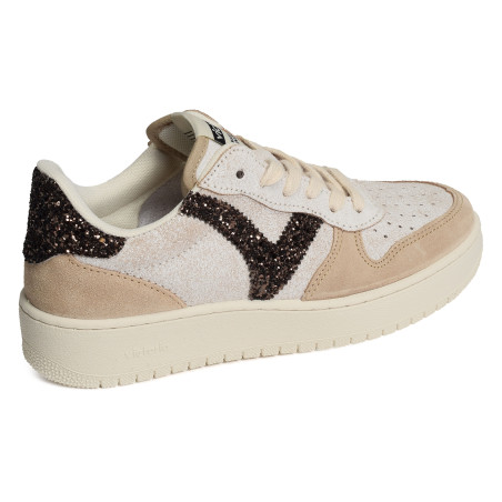 1258258 Beige Bronze, Sneakers basses Victoria