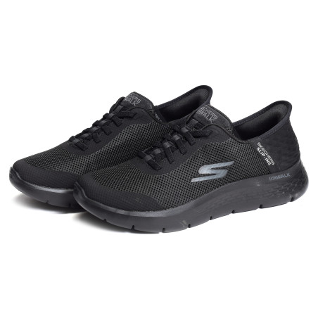 GO WALK FLEX HANDS UP Noir, Slip-On Skechers