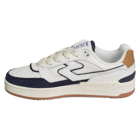 BROOKLYN COURT Blanc Marine, Sneakers basses Schmoove