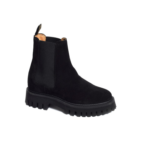 ROTTERDAM CHELSEA W Noir, Chelsea boots Schmoove