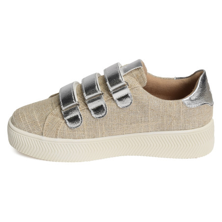 WISSEM Beige Argent, Sneakers basses Vanessa Wu