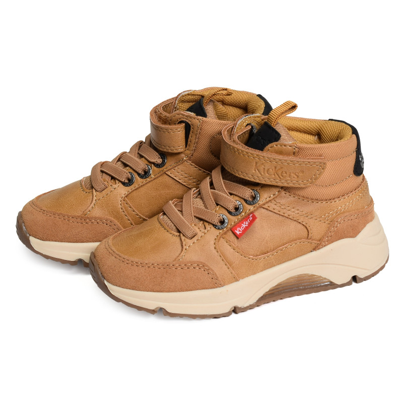 RUNRUN HIGH Camel, Baskets montantes Kickers