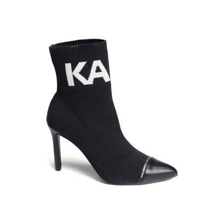 PANDARA HI KNIT Noir, Bottines Karl Lagerfeld