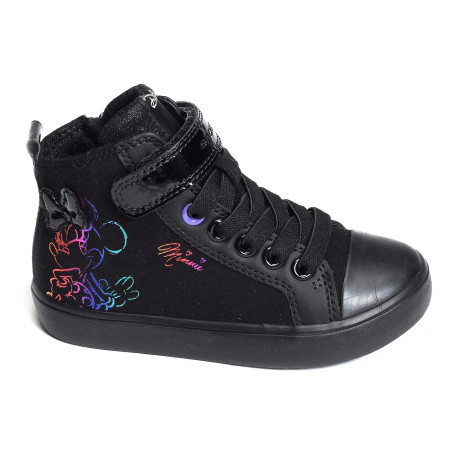 J GISLI GE Noir Violet, Baskets montantes Geox