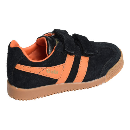 HARRIER STRAP Noir Orange, Sneakers basses Gola