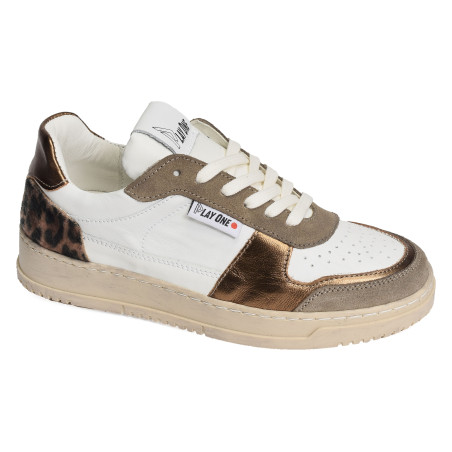 VIKY Blanc Bronze, Sneakers basses Play One