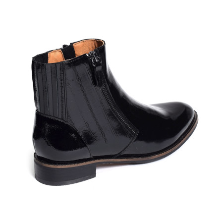 SODANI Verni Noir, Bottines Mam'zelle