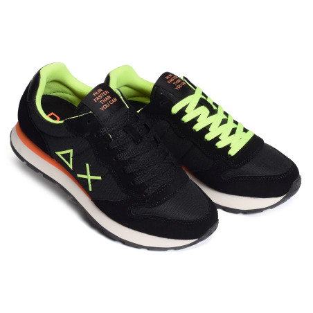 TOM FLUO Noir, Baskets running Sun 68