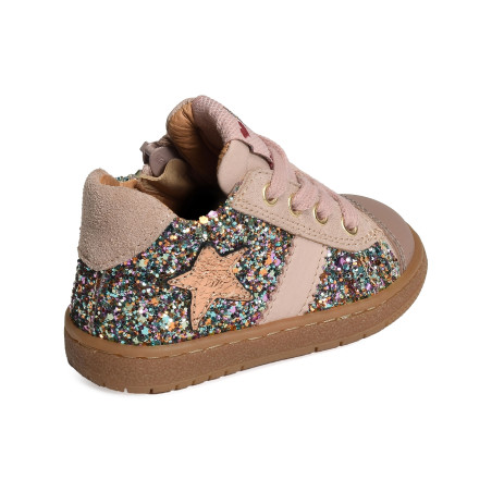 5092 Rose Glitter, Chaussures à Lacets Romagnoli