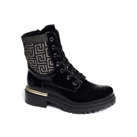 72607 Verni Noir, Boots Rieker