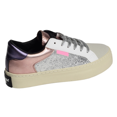 HALF MOON LOW Argent, Sneakers basses D.Franklin