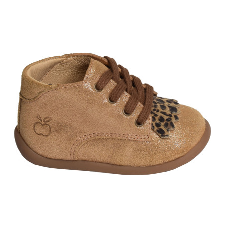 STAND UP NEW MEX Caramel, Chaussures à Lacets Pom d'Api