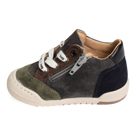 JOPA BOY Kaki Gris, Chaussures à Lacets Bopy