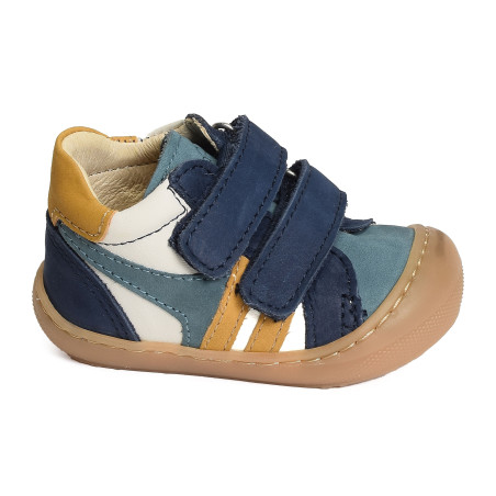 LOUIS Bleu Multicolore, Chaussures à Scratch Bellamy