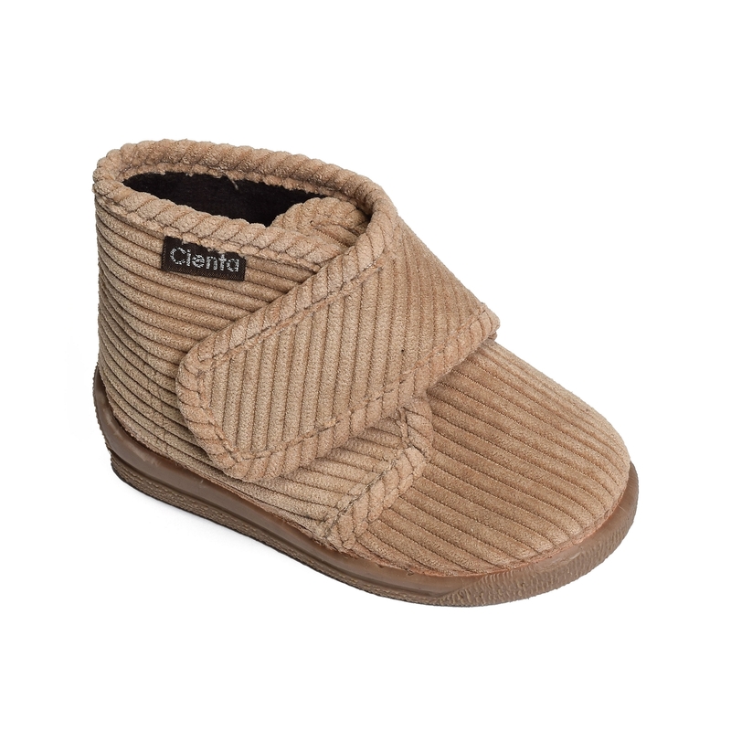 BOTA VELCRO PANA Beige, Bottillons Cienta