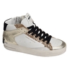  SK8 DELUXE MID Blanc Or