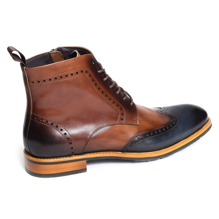 BOLOGNA Marron Bleu, Boots Kdopa