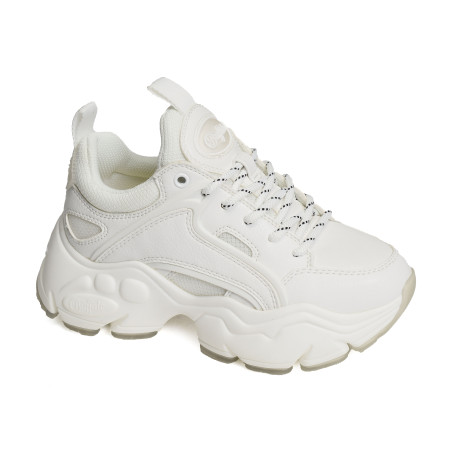 BINARY C Blanc, Sneakers basses Buffalo