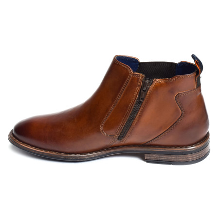 AMROS AO530 Cognac, Chelsea boots Bugatti