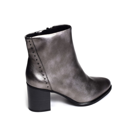 25391 Gris Métallisé, Bottines Marco Tozzi