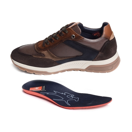 LOUIS F1959 Marron, Baskets running Fluchos