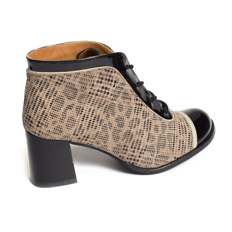 2228 Noir Beige, Bottines Nemonic