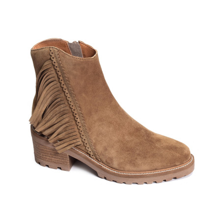 QUELLER Marron, Bottines Mam'zelle