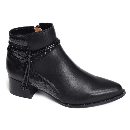 BANKS Noir, Bottines Fugitive