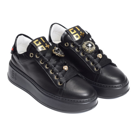 PIA 258A Noir, Sneakers basses Giopiu