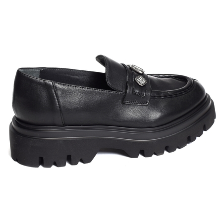 9010 Noir, Mocassins Fru.It