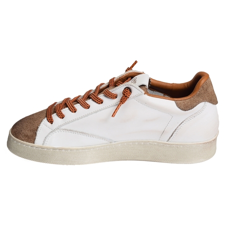 C1342 Blanc Marron, Sneakers basses Cetti