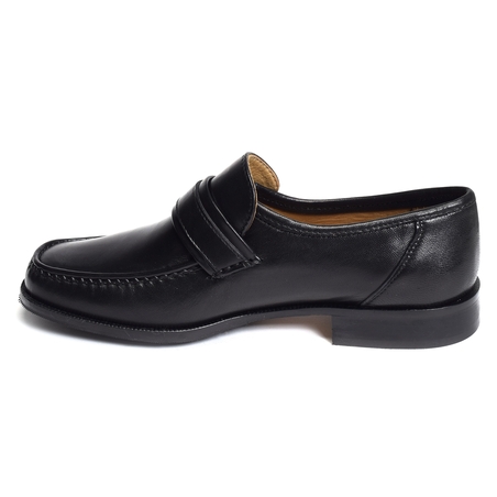 BARIUS Noir, Mocassins Pierre Cardin