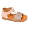 POPPY TAO VELCRO Nude, Sandales plates & Nu-Pieds Pom d'Api