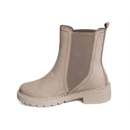 25401 Taupe, Chelsea boots Marco Tozzi