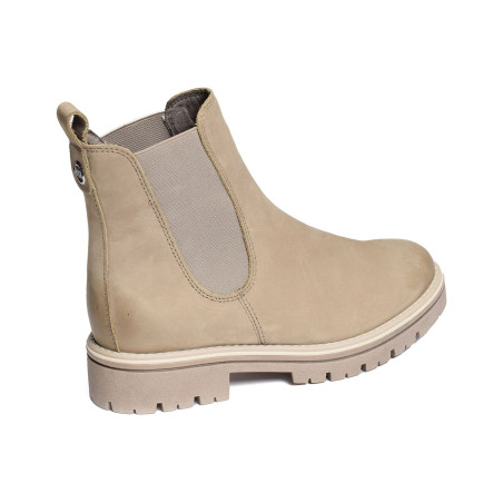 25436 Taupe, Chelsea boots Marco Tozzi