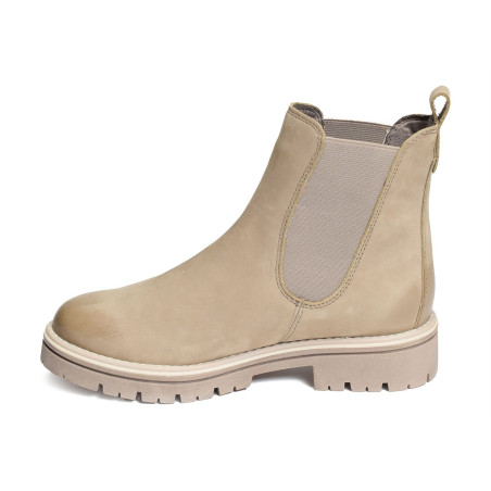 25436 Taupe, Chelsea boots Marco Tozzi