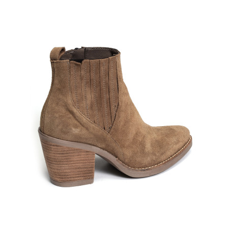 5142 Taupe, Bottines Patricia Miller