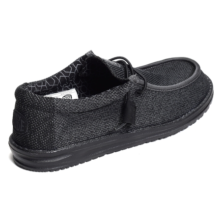 WALLY SOX Noir Noir, Chaussures basses HeyDude